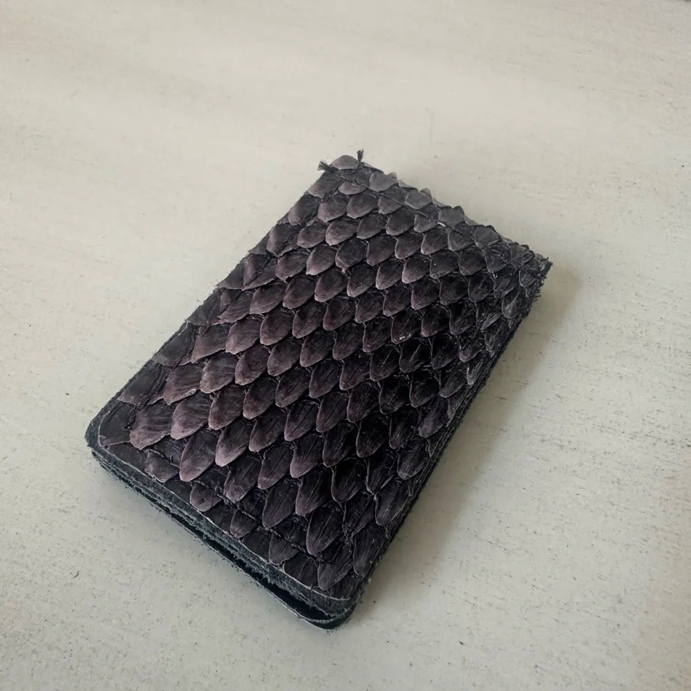 Snakeskin money clip magnetic